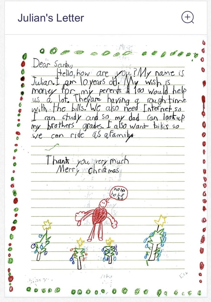 Julian's Letter